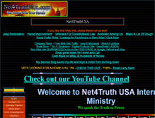 Tablet Screenshot of net4truthusa.com